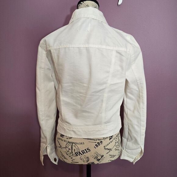 NWOT CiSono white denim jacket - Picture 4 of 11